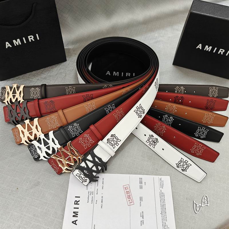 Amiri belt 38mmX90-125cm lb43